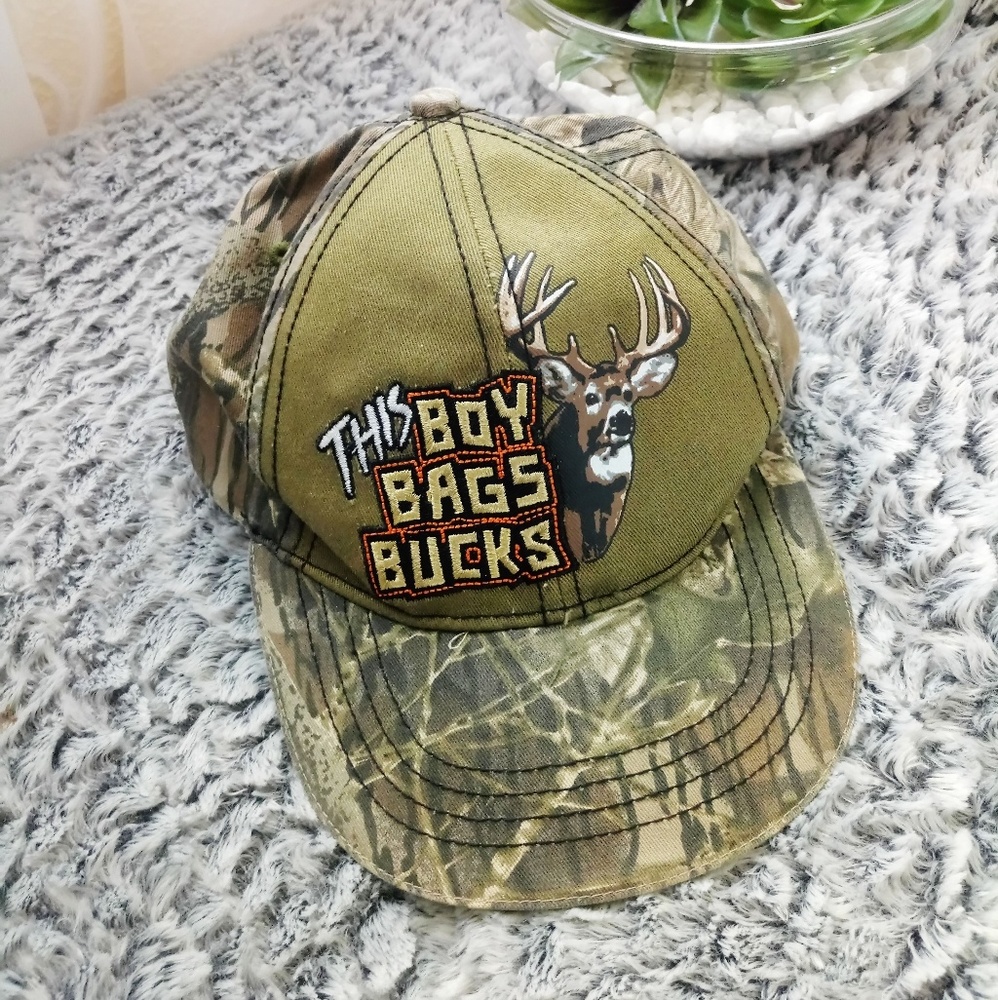 🌻 Camouflage Bass Pro Hat This Boy Bags Bucks